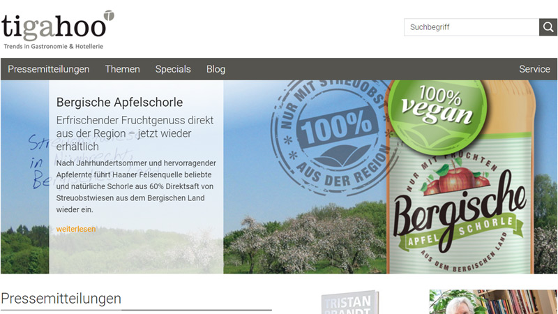 Web-Entwicklung, TYPO3, TYPO3-Extension. Website: tigahoo Referenzen: Web-Entwicklung, TYPO3, TYPO3-Extension. Website: tigahoo